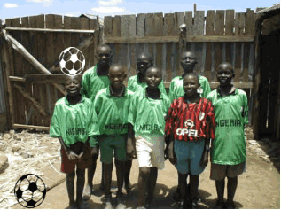 Maisha Mema Football Team.